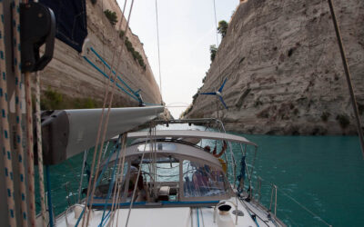 Through the Corinth Canal